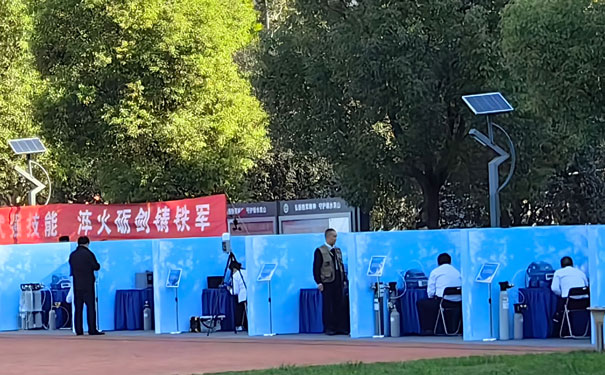 PF-300便攜式非甲烷總烴測試儀參與大比武現場 PF-300便攜式非甲烷總烴測試儀參與大比武現場