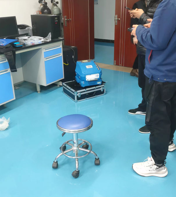 天水市環境監測站PF-300調式培訓