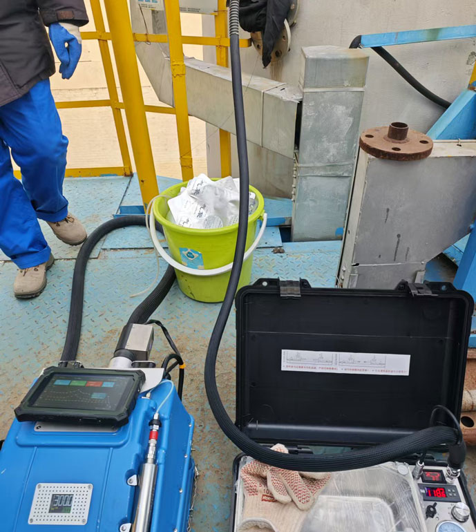 吉林某石化企業非甲烷總烴現場測試